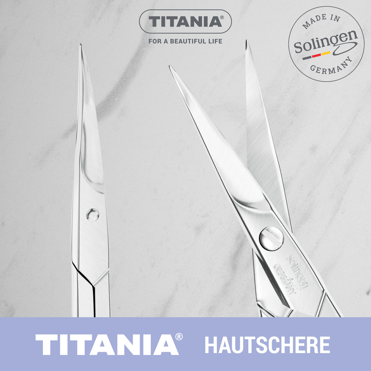 Solingen Hautschere mit dünner Spitze (9,5 cm)