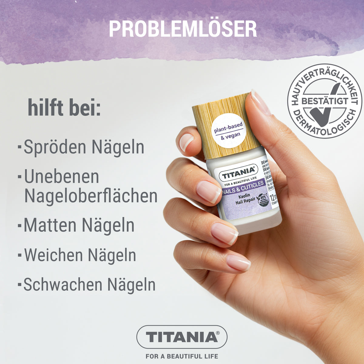 Kaolin Nail Repair - Nagelstärkender Nagellack mit Kaolin