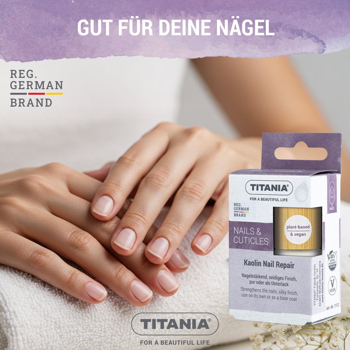 Kaolin Nail Repair - Nagelstärkender Nagellack mit Kaolin