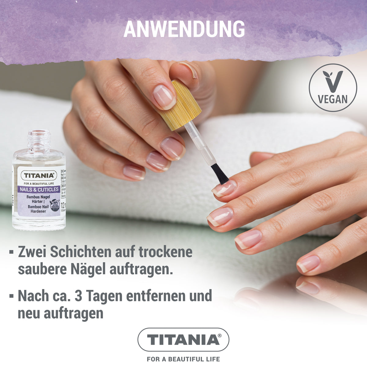 Bambus Nagelhärter mit Bambus Extrakt & Vitamin-Mix