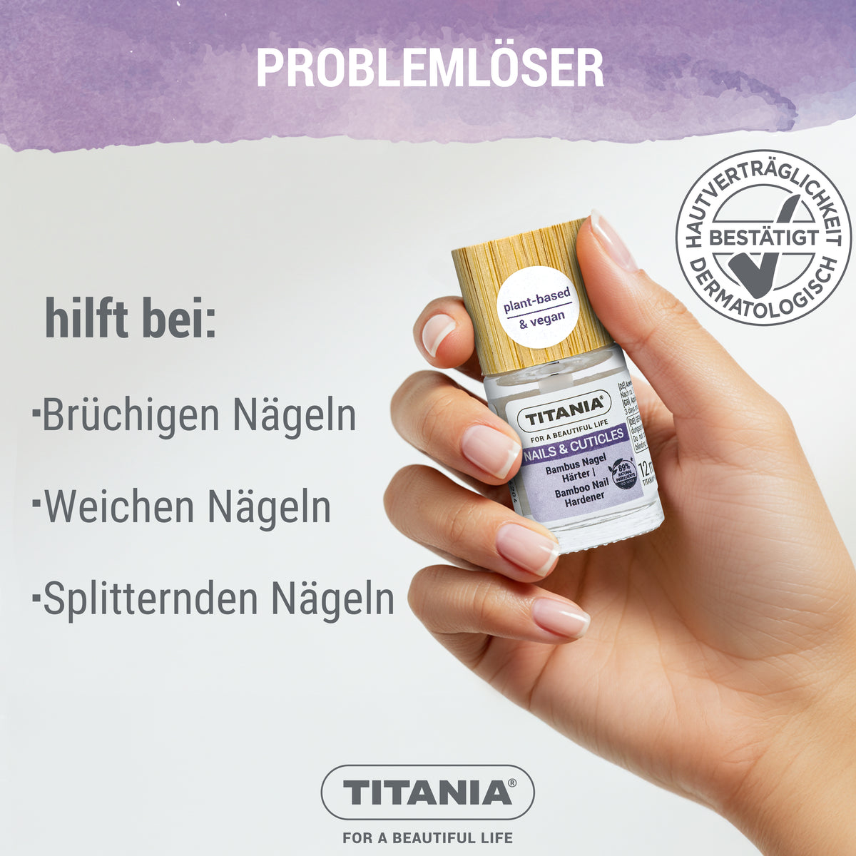 Bambus Nagelhärter mit Bambus Extrakt & Vitamin-Mix
