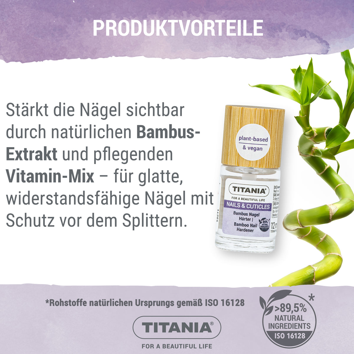 Bambus Nagelhärter mit Bambus Extrakt & Vitamin-Mix