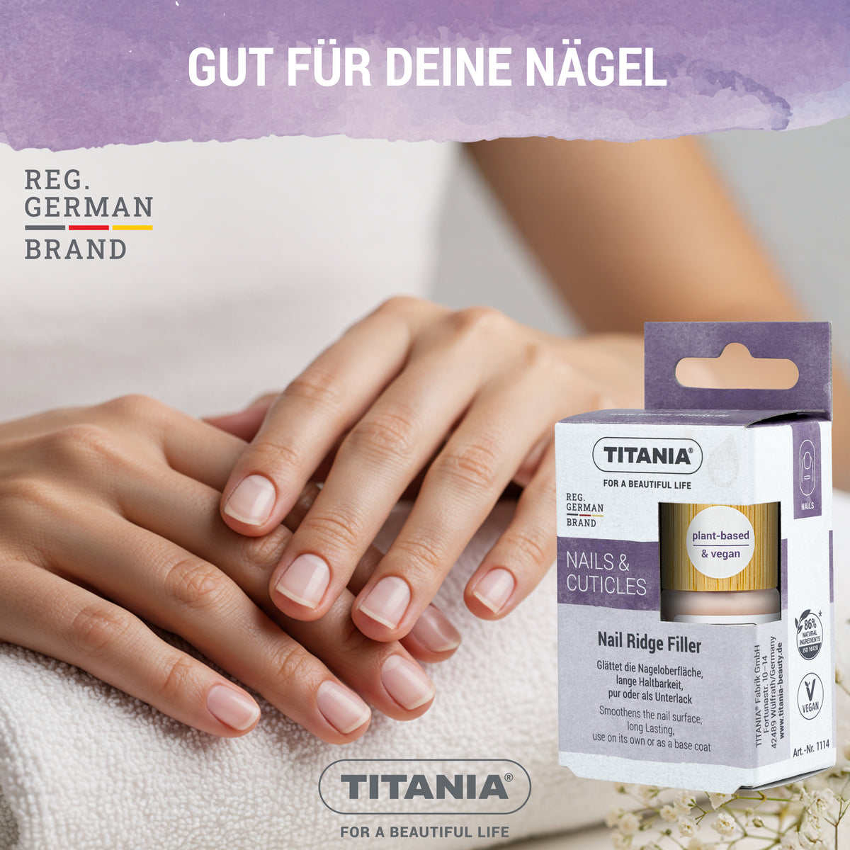 Ridge Filler Nagellack, Rillenfüller