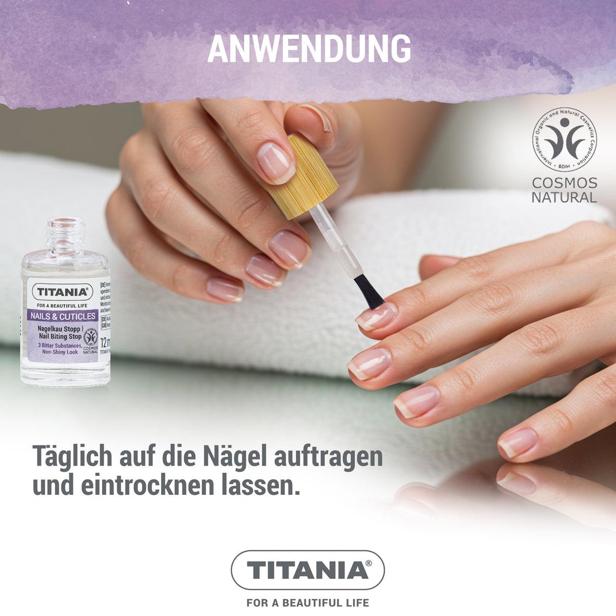 Nagelkau Stopp - Bitterstoff gegen Nagelkauen