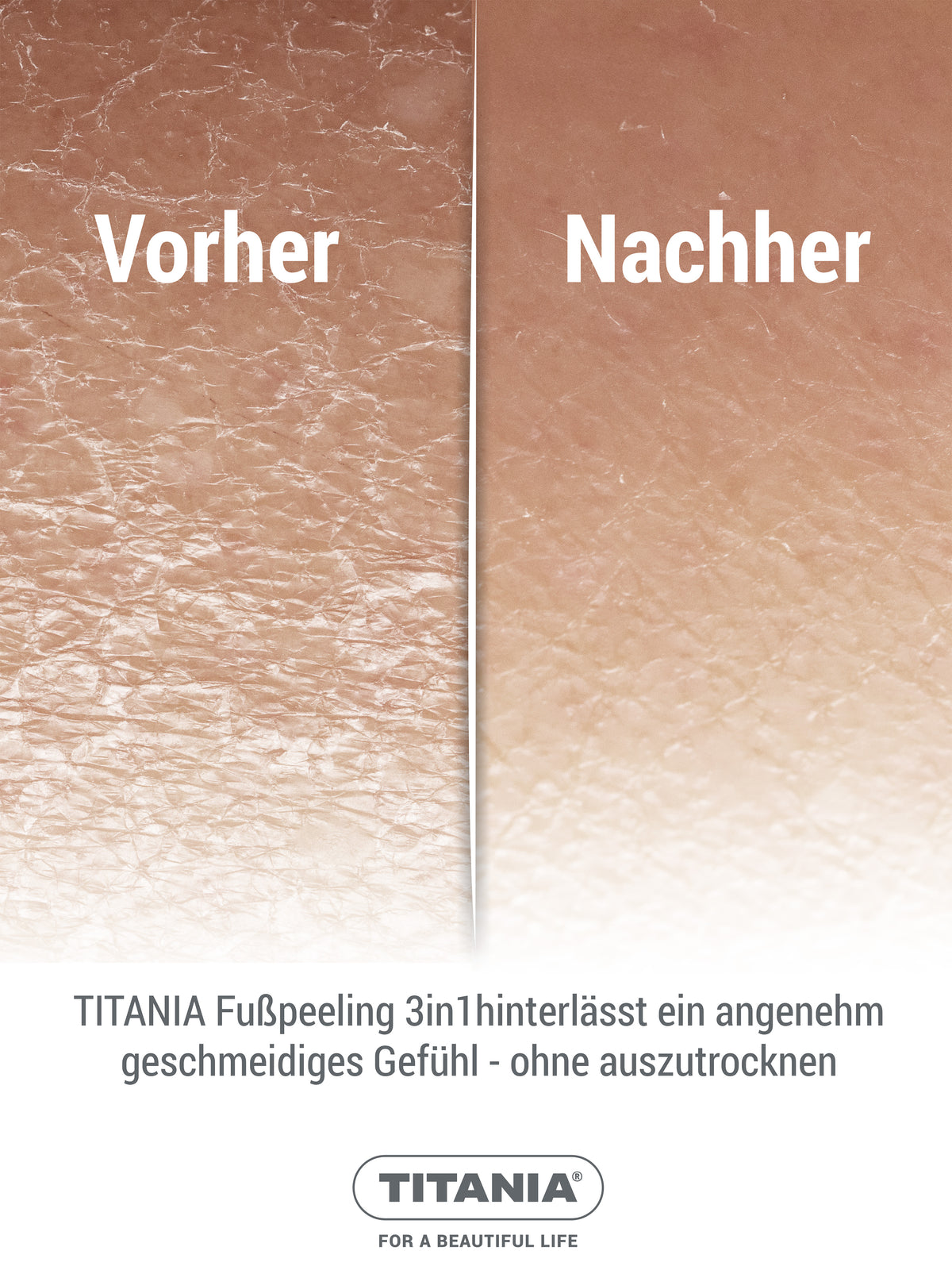 3in1 Fußpeeling Seife, Festes Fuß Peeling mit Sheabutter & Glycerin