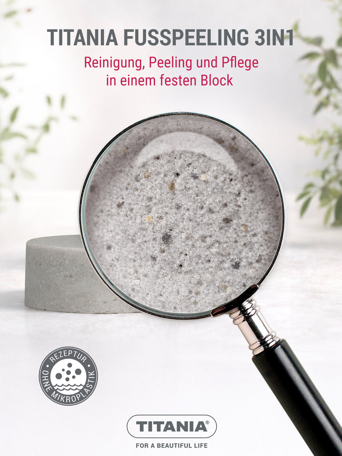 3in1 Fußpeeling Seife, Festes Fuß Peeling mit Sheabutter & Glycerin