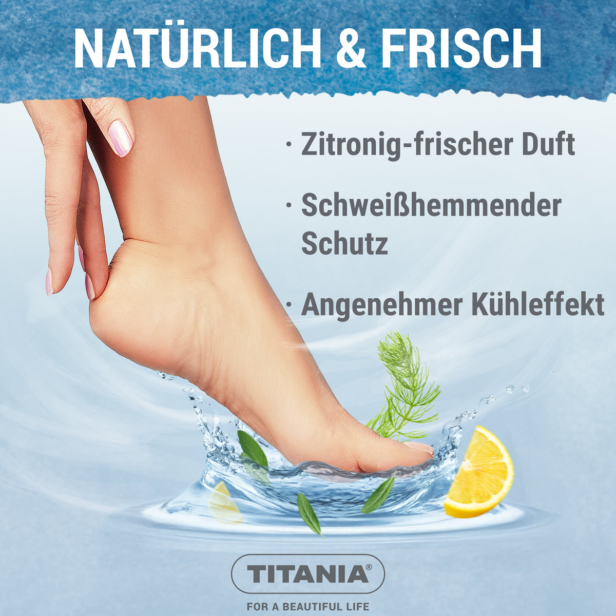 Fuß Deo Spray - schweißhemmend