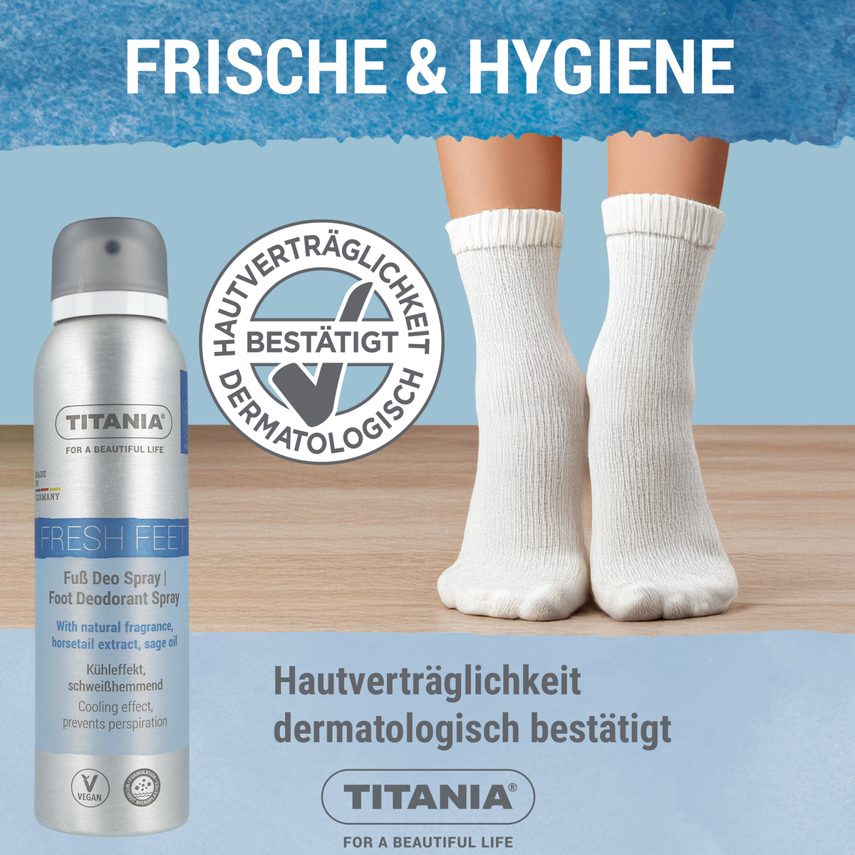Fuß Deo Spray - schweißhemmend