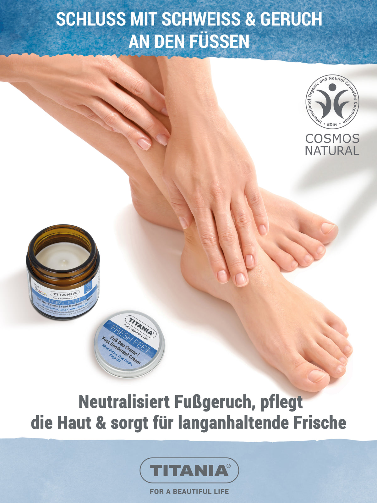 Fuß Deo Creme geruchsmindernd & schweißhemmend