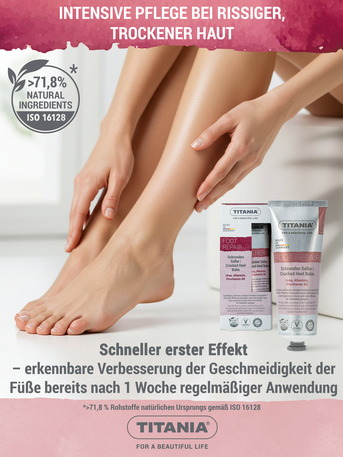 Schrunden Salbe für rissige & trockene Füße