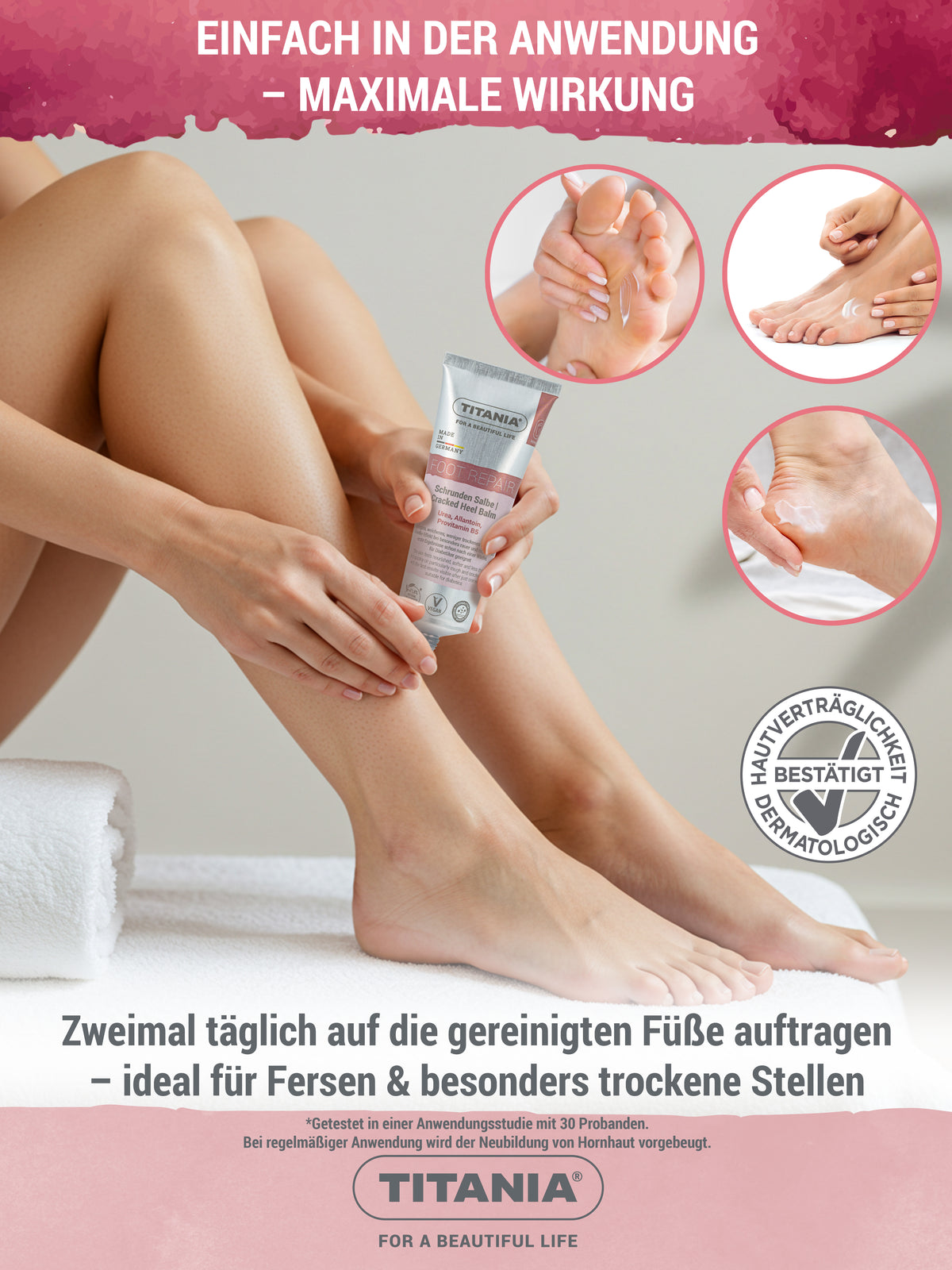 Schrunden Salbe für rissige & trockene Füße