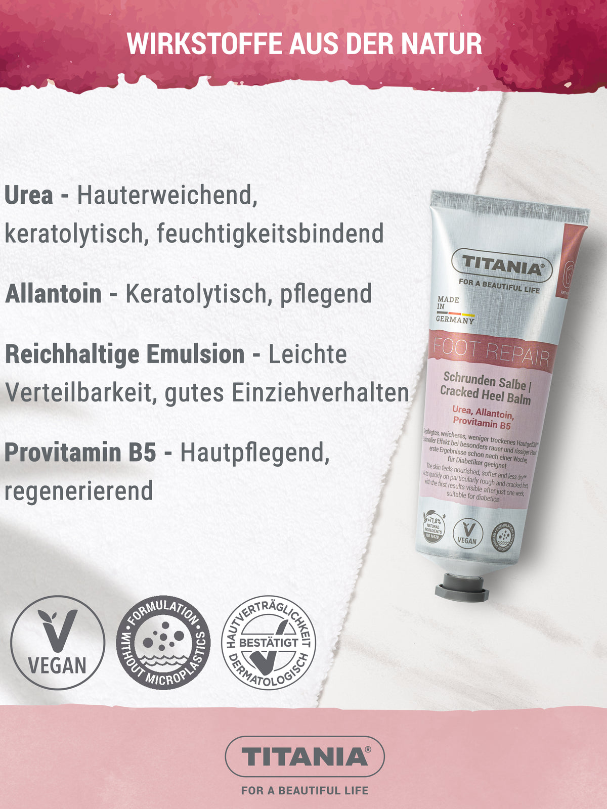 Schrunden Salbe für rissige & trockene Füße