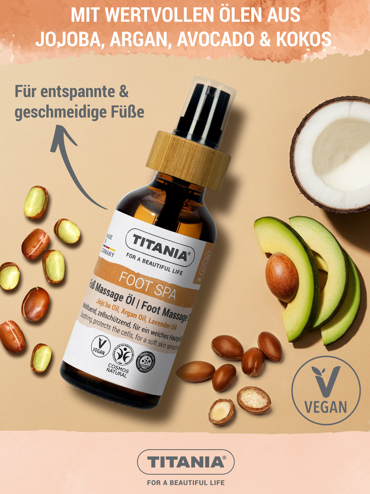 Fuß Massage Öl für geschmeidige Füße