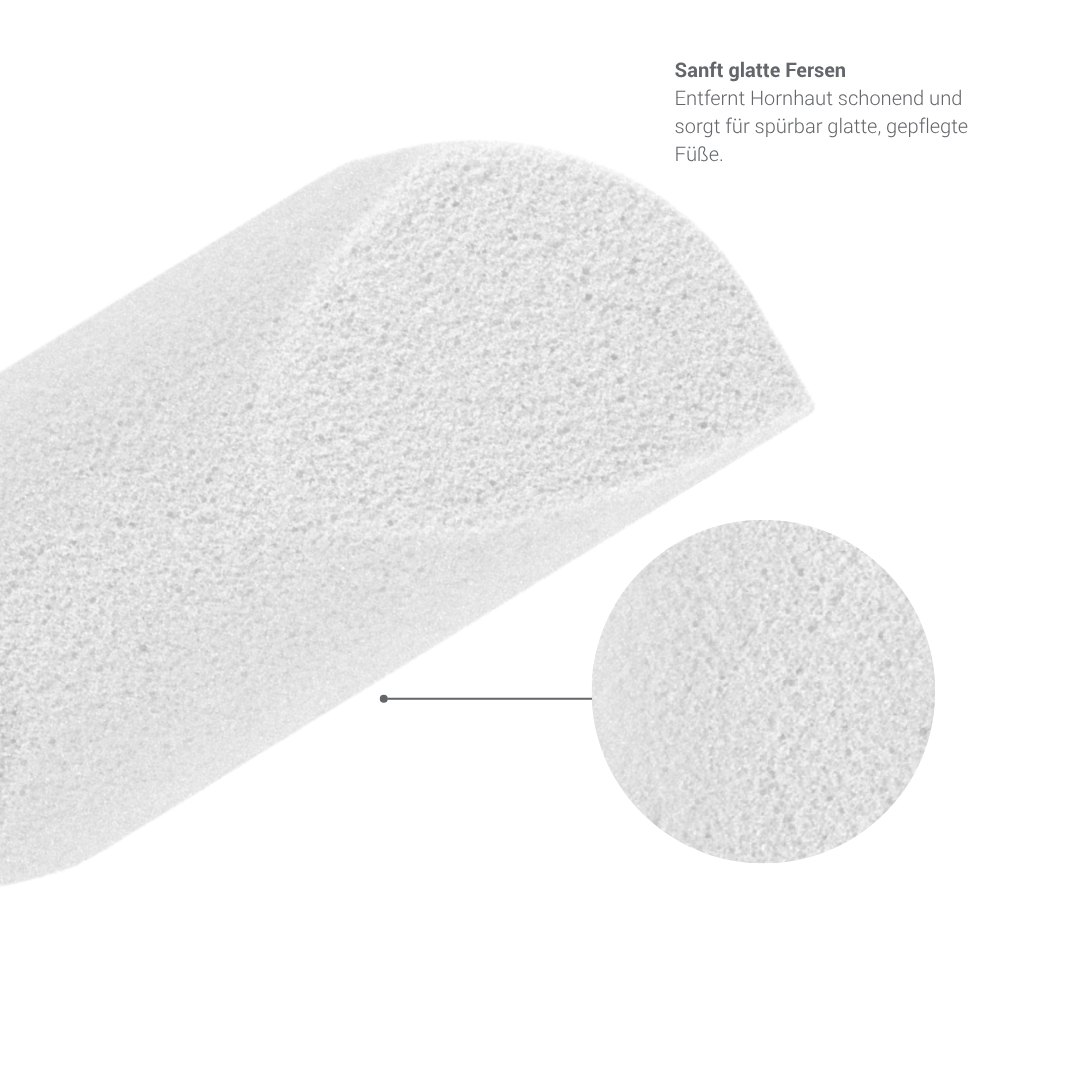 Ergonomischer Glasschaum-Bimsstein fein
